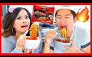 EXTREME SPICY NOODLE CHALLENGE! (Nuclear Fire 2x)