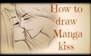 Drawing Tutorial ❤ How to draw a couple kissing