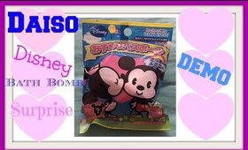 Daiso Disney Bath Bomb Surprise Demonstration