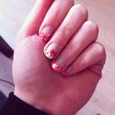 Hello Kitty nail art 