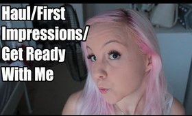 Get Ready With Me / First Impressions / Haul || Priceline Haul ft. NYX, Maybelline, Ardell
