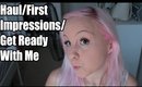 Get Ready With Me / First Impressions / Haul || Priceline Haul ft. NYX, Maybelline, Ardell