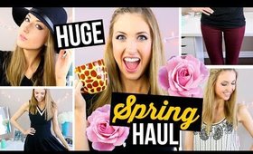 HUGE Spring 2015 Haul (& Try On!) || Brandy Melville, Forever 21, Aritzia