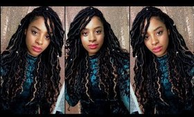 Initial Impression | Faux Goddess Wave Locs by Urban Beauty
