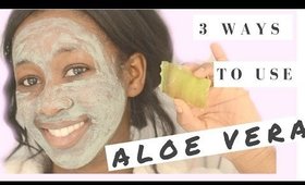 DIY| 3 Ways to use ALOE VERA GEL For ACNE