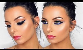 Cobalt Blue Summer Makeup Tutorial | Chloe Viv