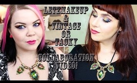 "International Gems"; Makeup & Outfit Collaboration with VintageOrTacky!