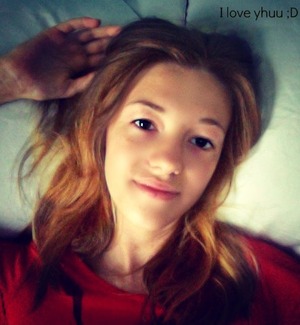 haha me on soft pillows :) I really like the way my hair is a little wild but it's a pretty pic.