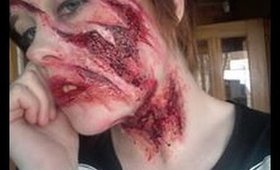 Attacked by a Werewolf!! Special FX Makeup Tutorial