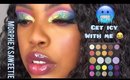 MORPHE X SAWEETIE FESTIVAL MAKEUP | GET ICY WITH ME | 24A ARTIST PASS PALETTE