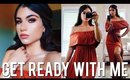 GET READY WITH ME! Summer Edition | Makeup, Hair, & Dress Outfit Idea