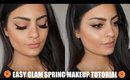 GLAM Spring Makeup Tutorial | Copper Eyeliner Tutorial 2016