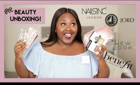 PR UNBOXING BEAUTY HAUL! + GIVEAWAY! NAILS INC, NEW LOOK BEAUTY, BENEFIT COSMETICS