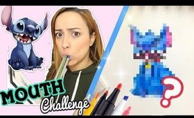 CHALLENGE || DRAWING WITH my MOUTH???😱👄