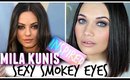 Sexy Brown Smokey Eyes | MILA KUNIS INSPIRED Makeup Tutorial