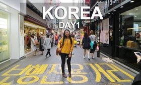 Vlog Korea Day1 ไปเกาหลีวันแรก เดินตลาดเมียงดง, กินข้าวกับ CHARIS