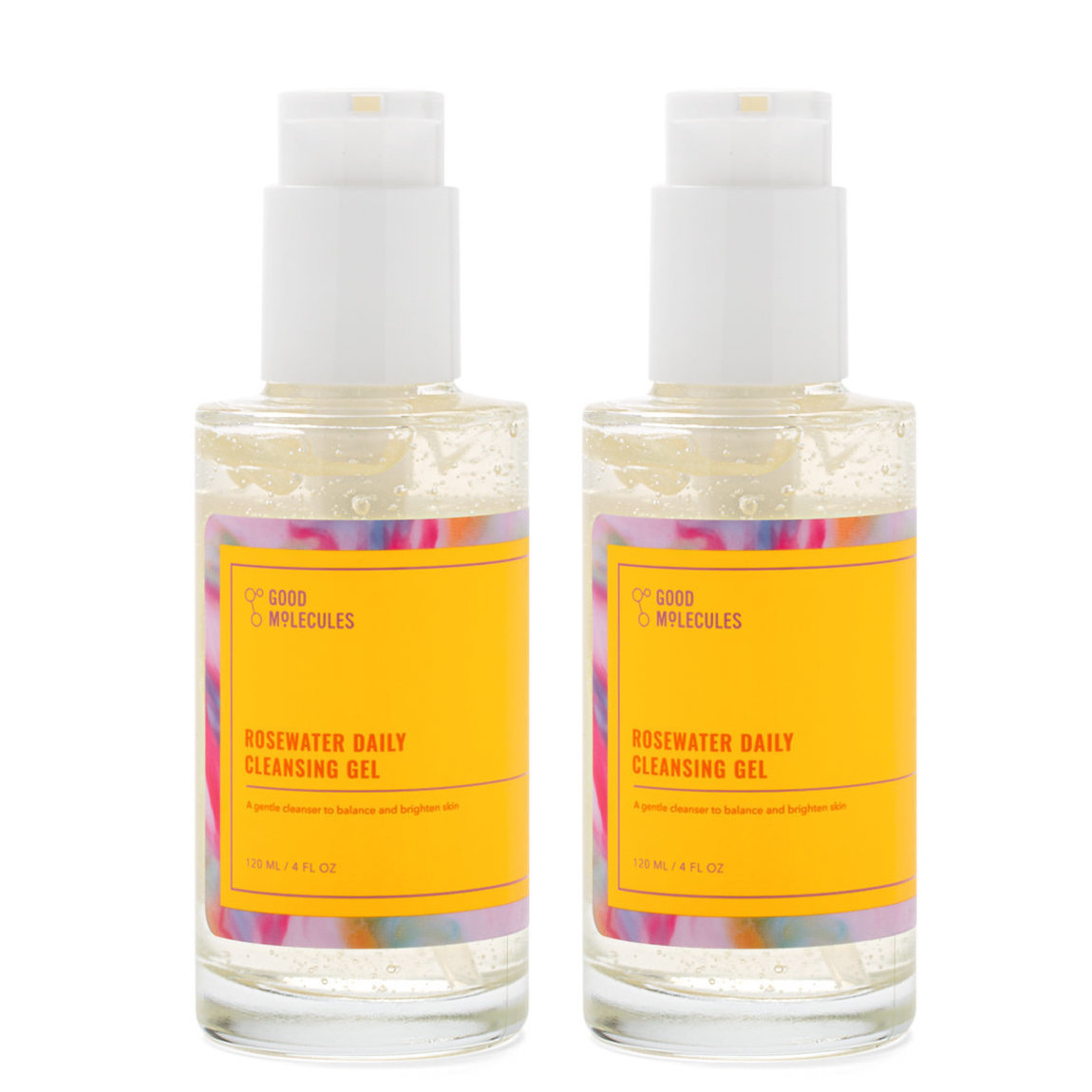 Good Molecules Rosewater Daily Cleansing Gel Duo alternative view 1 - product swatch.
