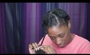 Braid Out on Blown Out Hair using Moisture Love Products l TotalDivaRea