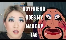 BOYFRIEND DOES MY MAKE UP CHALLENGE | JESSIE CHOI