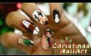 Easy Christmas Nailart Designs ♡ Lights/santa/reindeer/snowman/tree