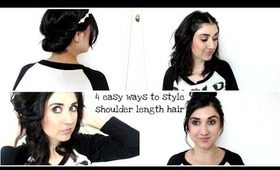 How to style Shoulder length hair