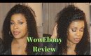 How to Slay Kinky Curly 360 Lace Wig from WoWEbony!