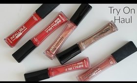 L'Oréal Infallible 8HR Pro Gloss + Matte Try On Haul| Bailey B.