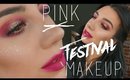Pink Festival Makeup Tutorial | Quinnface