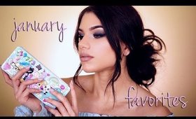 GET READY WITH ME! GLAM MAKEUP TUTORIAL Using JANUARY FAVORITES!