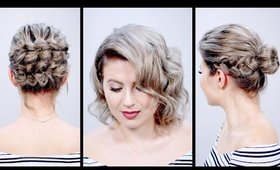 VALENTINE'S DAY INSPIRED SHORT HAIRSTYLES TUTORIAL | Milabu