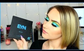 GREEN + BLUE CUT CREASE - BEAUTY BAY EYN BRIGHT PALETTE | shivonmakeupbiz