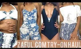 Zaful.com Try-on Haul -- Accessories, Bikinis, & Clothing | BeautybyTommie