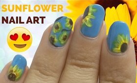 Sunflower Nail Art