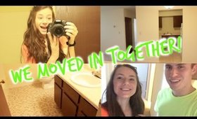 WE MOVED IN TOGETHER- EMPTY APARTMENT TOUR!