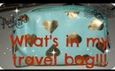 What's in my travel bag!