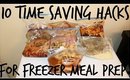 7 CROCKPOT FREEZER MEALS UNDER 2 HOURS |10 TIME SAVING HACKS FOR FREEZER MEALS