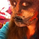 Zombie face paint