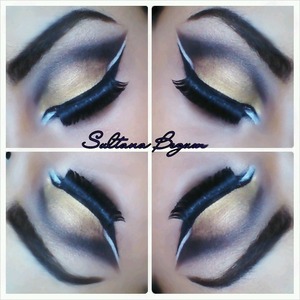 Smokey golden eyes. Follow me in Instagram for more looks @sullymalik