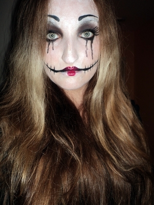 Halloween look I did on lovely PaperLils