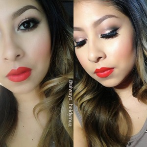 Khroma beauty in retro red on My lips 
