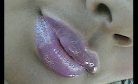[ FOTD ] :: Turquoise Glitter Liner + Soft Lavender Lips