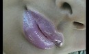 [ FOTD ] :: Turquoise Glitter Liner + Soft Lavender Lips