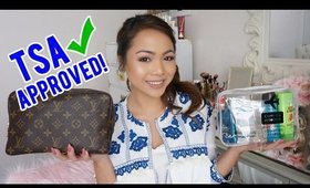 TSA Approved | Makeup Bag + Toiletries for Mexico! #CharsTravels | Charmaine Dulak