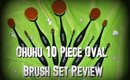 Ohuhu 10 Piece Oval Brush Set Review