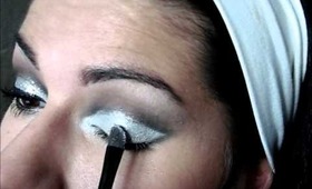 Glitter eye make-up tutorial