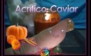 Uñas Acrílico Caviar Manicura Encapsulado Thanksgiving :::..☆ Jennifer Perez of Mystic Nails ☆