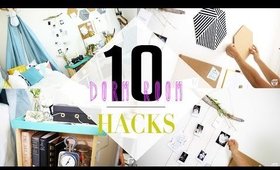 10 BACK TO SCHOOL Dorm Room HACK Decors | ANNEORSHINE