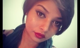 Simple with Glam eyeliner tutorial