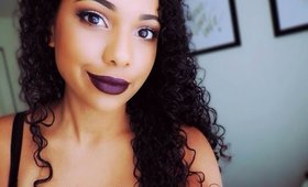 Vampy Winter Makeup Look