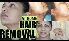 EGG Facial Hair Removal At Home Permanently | SuperPrincessjo